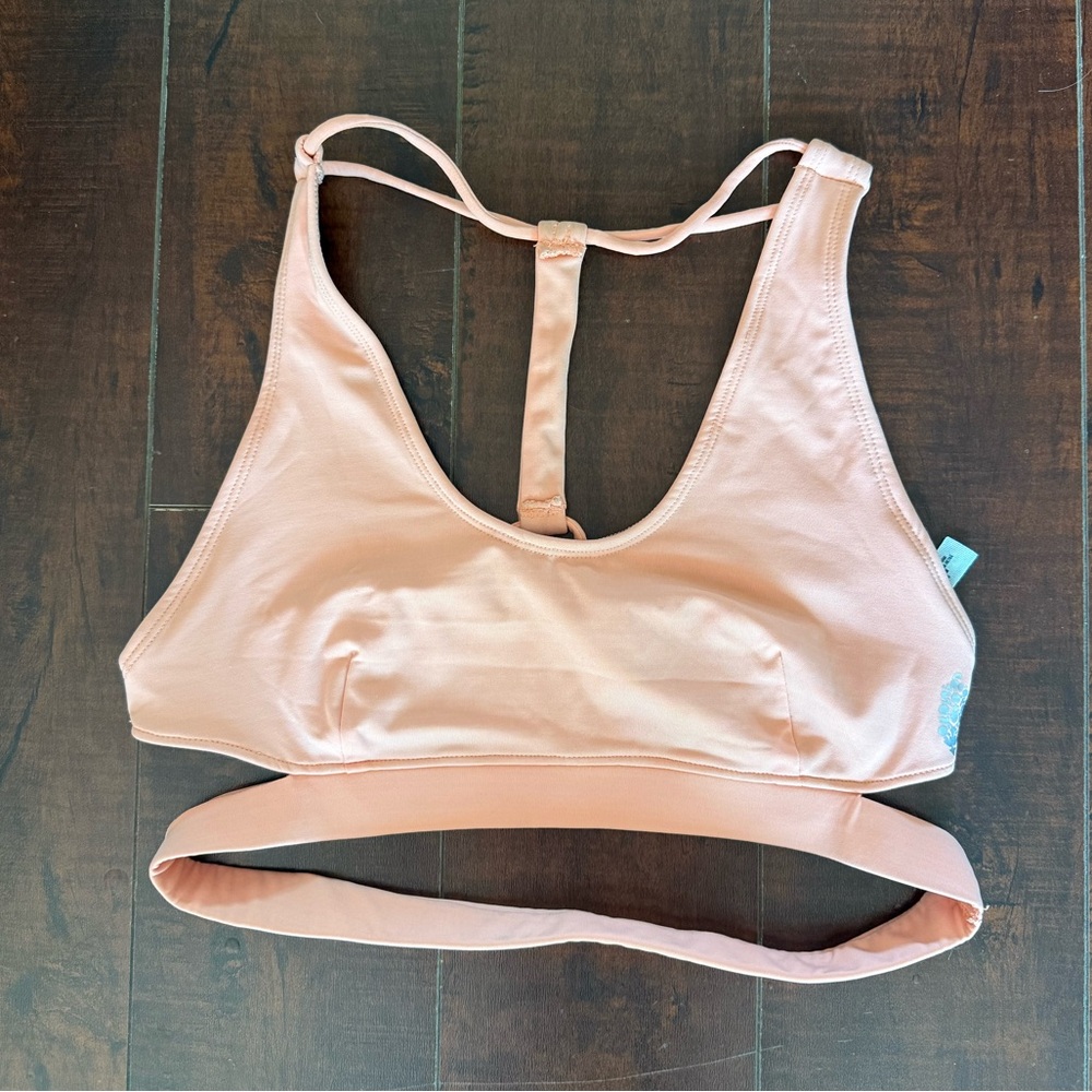 Free People Movement Orange Sorbet Sports Bra